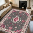 thumbnail image 3 of 6'x9' bedroom carpet carpet slip grip christmas area rug farmhouse area rug high pile area rug, 3 of 10