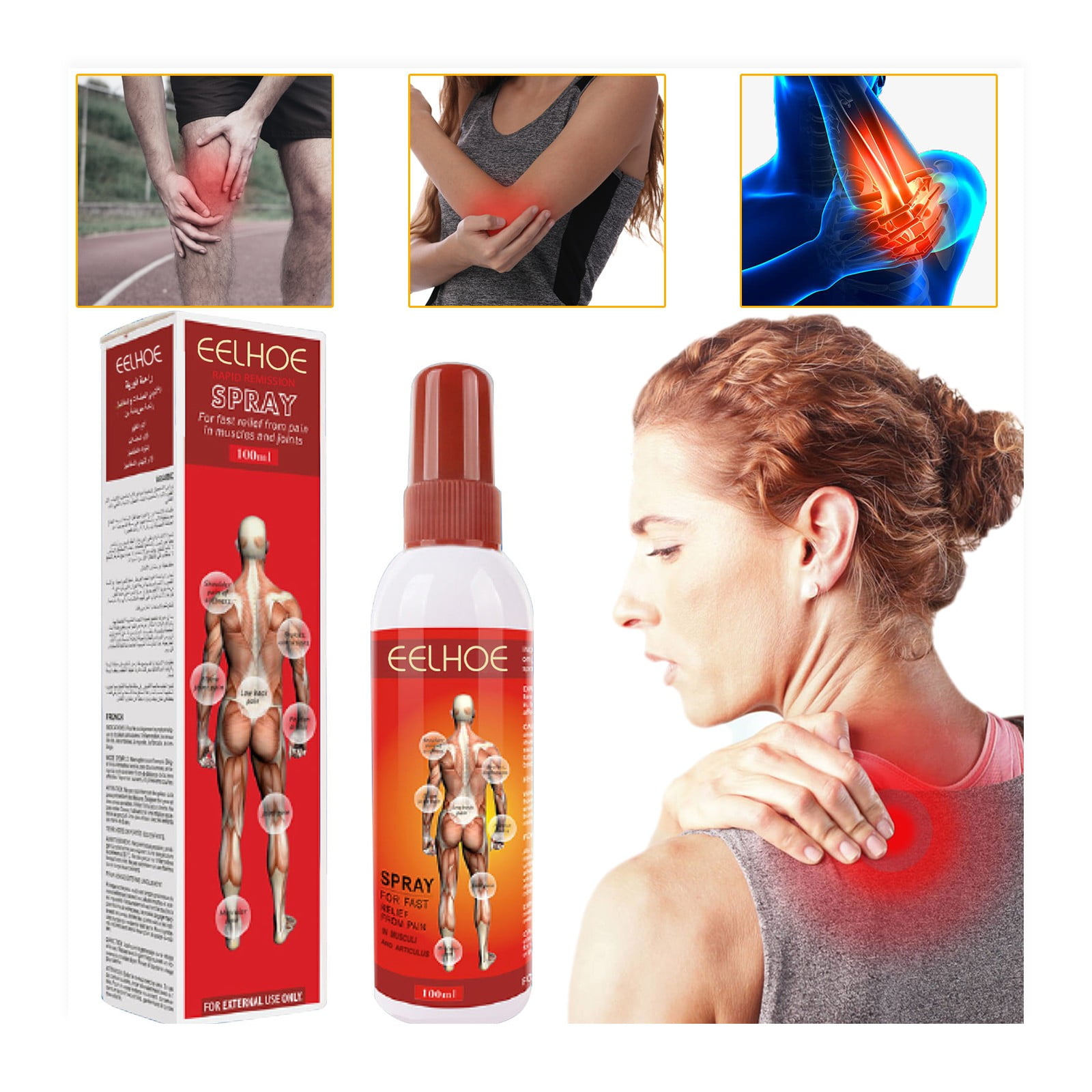 Bllzib Spray Fast Acting Extra Strength Spray For Backache, Arthritis