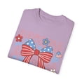 thumbnail image 3 of Coquette 4th of July America Bows Comfort Colors Shirt, 3 of 5
