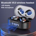 thumbnail image 1 of Gwong Electrónica TW16 Bluetooth-Compatible con auriculares inalámbricos V5.0 con pantalla LED de micrófono Estéreo 3D HIFI, 1 of 7