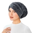 thumbnail image 1 of Velvet Rhinestone Turban Slouch Headband for Everyday Comfort and Elegant Styling in Attire, 1 of 3