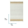 thumbnail image 6 of Livabliss x Becki Owens Kamey Farmhouse Fringe Area Rug,2' x 3',Ivory, 6 of 9