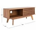 thumbnail image 6 of SAFAVIEH Aurelio Farmhouse 2 Shelf Media Stand, White (46.5 in. W x 15.2 in. D x 18.6 in. H), 6 of 11