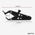 thumbnail image 5 of Motorcycle Cruise Control Throttle Lock Assist Retainer Aluminum Universal Banmo, 5 of 5