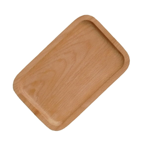 PTOOTP Coffee Table Wood Plate Kitchen Helper 1Set