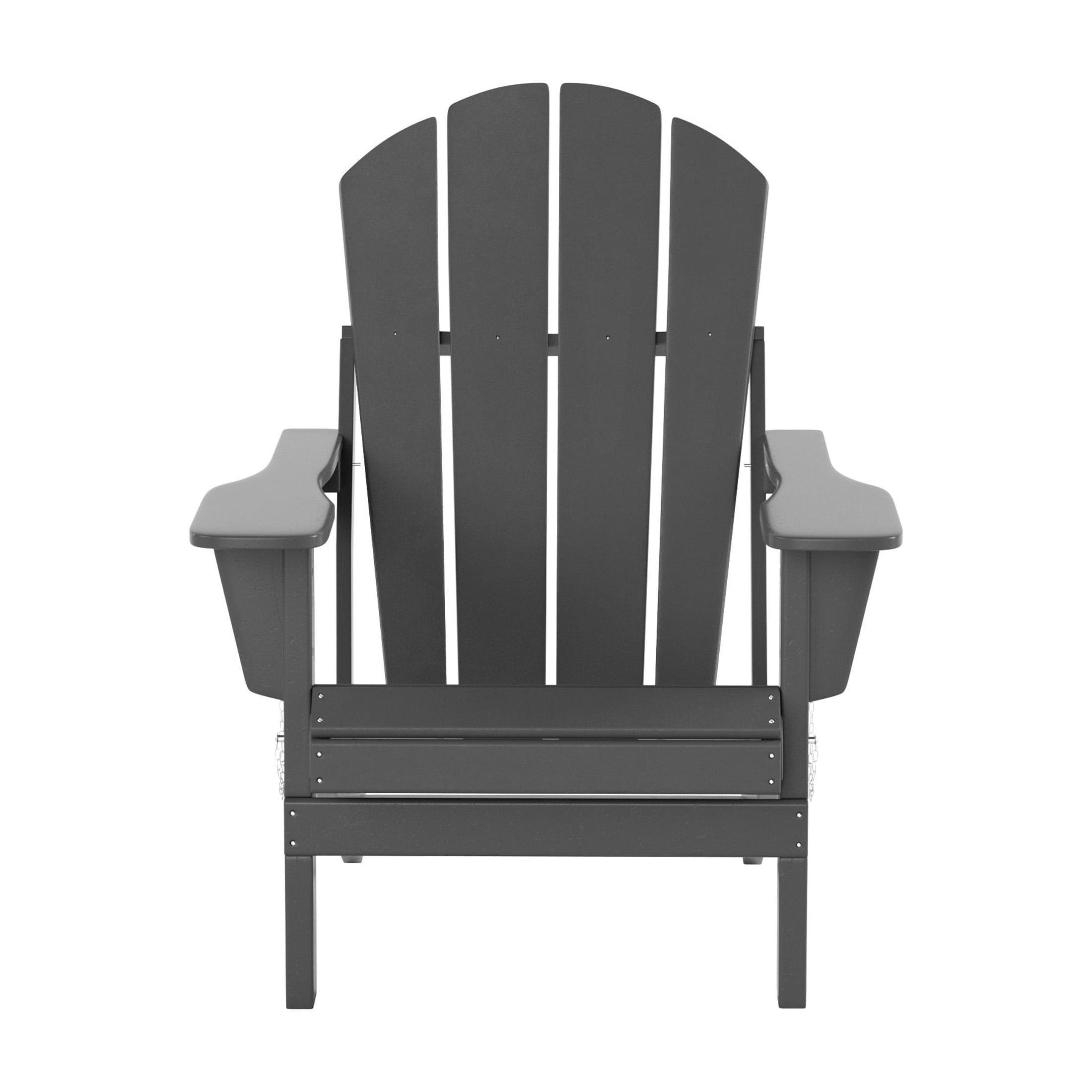 WestinTrends 4 Piece Polyethylene Outdoor Patio Furniture Set with Coffee and Side Table, Gray