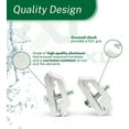 thumbnail image 3 of RuggedXL Low Pro Aluminum Mounting Clamps Truck Cover, Cap, Camper - Set of 6, 3 of 8
