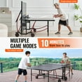 thumbnail image 4 of VEVOR Ping Pong Table Foldable Table Tennis Game Table Indoor Outdoor with Net, 4 of 9