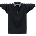 thumbnail image 3 of pstuiky camisa de manga larga para hombre, Camiseta de trabajo de manga larga con cuello holgado para hombre, talla grande, camiseta de manga larga con cuello Tops de hombre xxxxl, 3 of 3