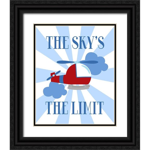 Robinson, Tamara 26x32 Black Ornate Wood Framed with Double Matting Museum Art Print Titled - The Skys the Limit