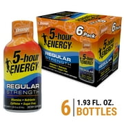 5-hour ENERGY Shot, Regular Strength, Orange, 6 Count