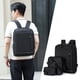 thumbnail image 5 of Xihbxyly Mochila de Viaje para Portátil, Diseño Multiusos, Incluye Bandolera y Monedero, Bolsillos Amplios, Tela Impermeable, Ideal para Negocios y Viajes, para Hombre y Mujer, Juego de 3, 5 of 7
