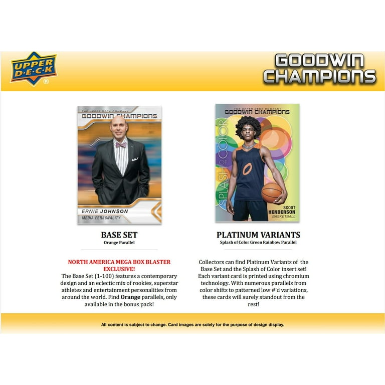 2023 Upper Deck Goodwin Champions Mega Box - Walmart.com