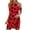 Red Womens Summer Dress, variant on USSUMA Sun Dresses Women Summer Casual Short Sleeve Cut Out Cold Shoulder Swing Flowy Midi Sundresses for Women Tie-Dye Print Plus Size Dress for Women Halter Neck Graduation Dress