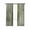 Green, variant on Burnt Orange Blackout Curtains 39 Inches Long for Bedroom,Retro Oil Painting Modern Abstract Art Aesthetics Thermal Insulated Room Darkening Black Out Curtain Panels Grommet Drapes for Living Room