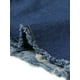 thumbnail image 5 of CHAQUETAS CORTAS CASUAL INSPIRADORAS CHIC PARA MUJER, CON CUELLO Y MANGAS CORTAS, CHAQUETA DE JEAN DESGASTADA TALLA XL AZUL, 5 of 6