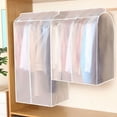thumbnail image 4 of 1PCS Dust Cover Clothes Hanging Bag Enclosed Clothes Rack Floor Hanger Cover Wardrobe Storage Cover plastic, 4 of 7