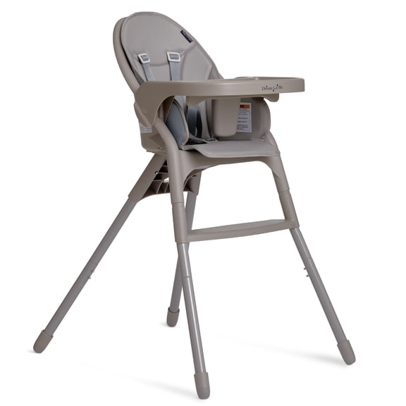 Dream On Me Chomper Champ 2-in-1 Highchair, Cloud Gray