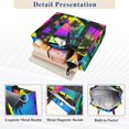 thumbnail image 3 of FORMRS Womens Corduroy Tote Bag Crossbody Shoulder Handbag with Pocket, Colorful Palm Tree Pattern, 3 of 7