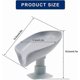 thumbnail image 2 of 2 Piece Soap Holder, Not Punched Soap Dish, Bars Soap Holder Leaf Shape, 2 of 5