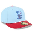 thumbnail image 3 of Men's New Era Light Blue/Red Boston Red Sox 2025 Fourth of July Low Profile 59FIFTY Fitted Hat, 3 of 5