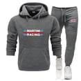 thumbnail image 4 of Traje con capucha de carreras Martini de marca Otoño Invierno 2024, sudadera con capucha de moda para hombre, pantalones de marca, traje de jogging informal, ropa deportiva, sudadera, 4 of 4