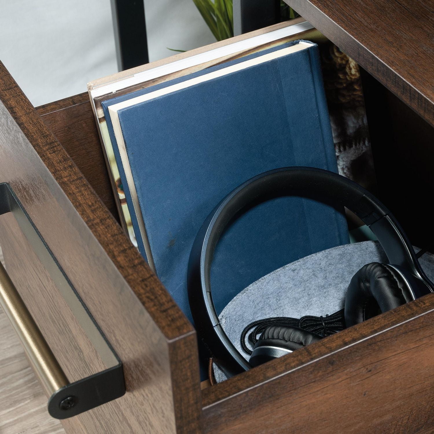 Sauder Briarbrook Night Stand, Barrel Oak, 430263