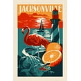 thumbnail image 3 of Jacksonville, Florida, Woodblock (100% Cotton Canvas Reusable Tote Bag), 3 of 3
