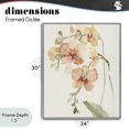 thumbnail image 4 of Stupell Industries Transitional Peach Orchid in Bloom Gray Framed Giclee Art, 24 x 30, by Victoria Barnes, 4 of 8