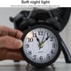 thumbnail image 4 of Tholdsy Reloj despertador de campana doble de 3 pulgadas, marco de Metal, esfera 3D con retroiluminación, luz nocturna, reloj de de escritorio para Electrónica Negro, 4 of 6