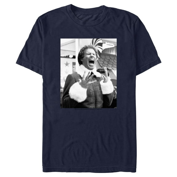 Men's Elf Buddy Christmas Excitement Graphic T-Shirt