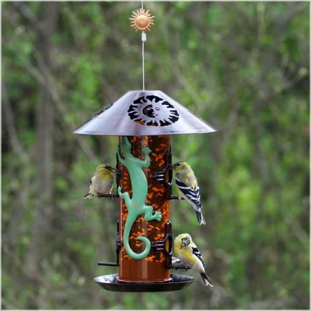 woodstream s01 wild bird feeder gecko hanging pole mounted woodstream s01 wild bird feeder gecko hanging pole mounted