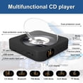 thumbnail image 3 of Reproductor de CD MICOCIOUS portátil con Bluetooth y radio FM negro, 3 of 7