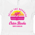 thumbnail image 4 of Inktastic Summer Enjoy the Sunshine Outer Banks North Carolina in Pink Girls Baby Dress, 4 of 5