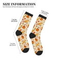 thumbnail image 3 of Pofeuu Pumpkin Fall Pears Print Crew Socks, Adult Running Hiking Socks for Youth and Adult, 3 of 7