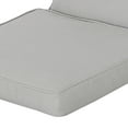 thumbnail image 6 of GDF Studio Massey Outdoor Water Resistant Fabric Club Chair Cushions, Silver, 6 of 8
