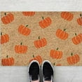 thumbnail image 2 of Stijggn Halloween Bath Rugs Halloween Rugs Cute Pumpkin Front Door Entrance Mat Vintage Rustic Yard Non Slip Porch Home Decoration for Bathroom, Front Door, Bedroom, Kitchen, 2 of 7