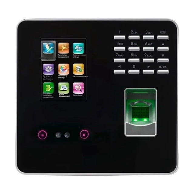 Time Clock, Recognition Time Attendance Machine Fingerprint Attendance Machine ID Card Employee Work Record Attendance Machine ZK3969