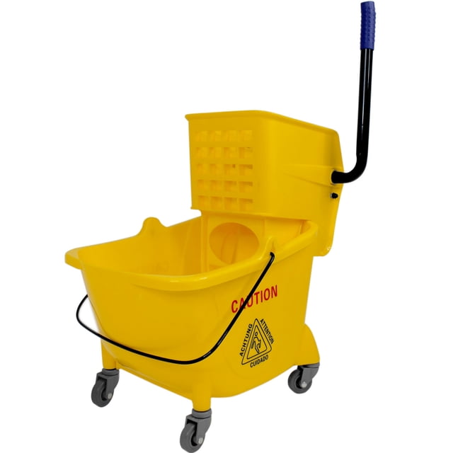 Cubeta Gutstark Carro Limpieza Plastico Exprimidor 24 litros