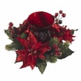 thumbnail image 2 of Poinsettia & Berry Candelabrum, 2 of 4