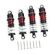 thumbnail image 4 of 4 Piezas Amortiguadores de Choque para Carro RC Aleación de Aluminio Incluye Tornillos Instalación Rápida para Vehículos 1/24 Adecuado para Principian Rojo, 4 of 9