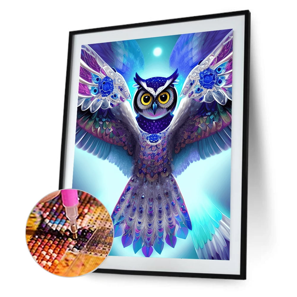 Galaxy Owl - 5D Diamond Painting 