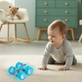 thumbnail image 5 of FEOLGEHLY Toy Cars for Toddlers Ages 1-3 2-4 Year Old, Double Sided Inertia Car, Monster Truck 360° Rotating Stunt Push and Go Friction Cars for Kids Boys Girls, Christmas Stocking Stuffers, Blue, 5 of 9