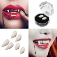 thumbnail image 3 of Vorcool 3 pares de colmillos personalizados Cosplay dientes postizos de la fiesta de Halloween, 3 of 6