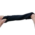 thumbnail image 2 of 1 par de almohadillas de gel de silicona con 2 agujeros para el talón, almohadillas antideslizantes para el arco del antepié, plantillas para zapatos de tacón alto - M (Negro), 2 of 4