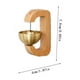 thumbnail image 2 of Fiudx Timbre de Madera, Elegante Diseño de Campana de Viento, Magnético de Fácil Instalación, Material Duradero y Resistente a La Intemperie, Decoración para La Entrada Del Hogar, Da La Bienvenida a, 2 of 3