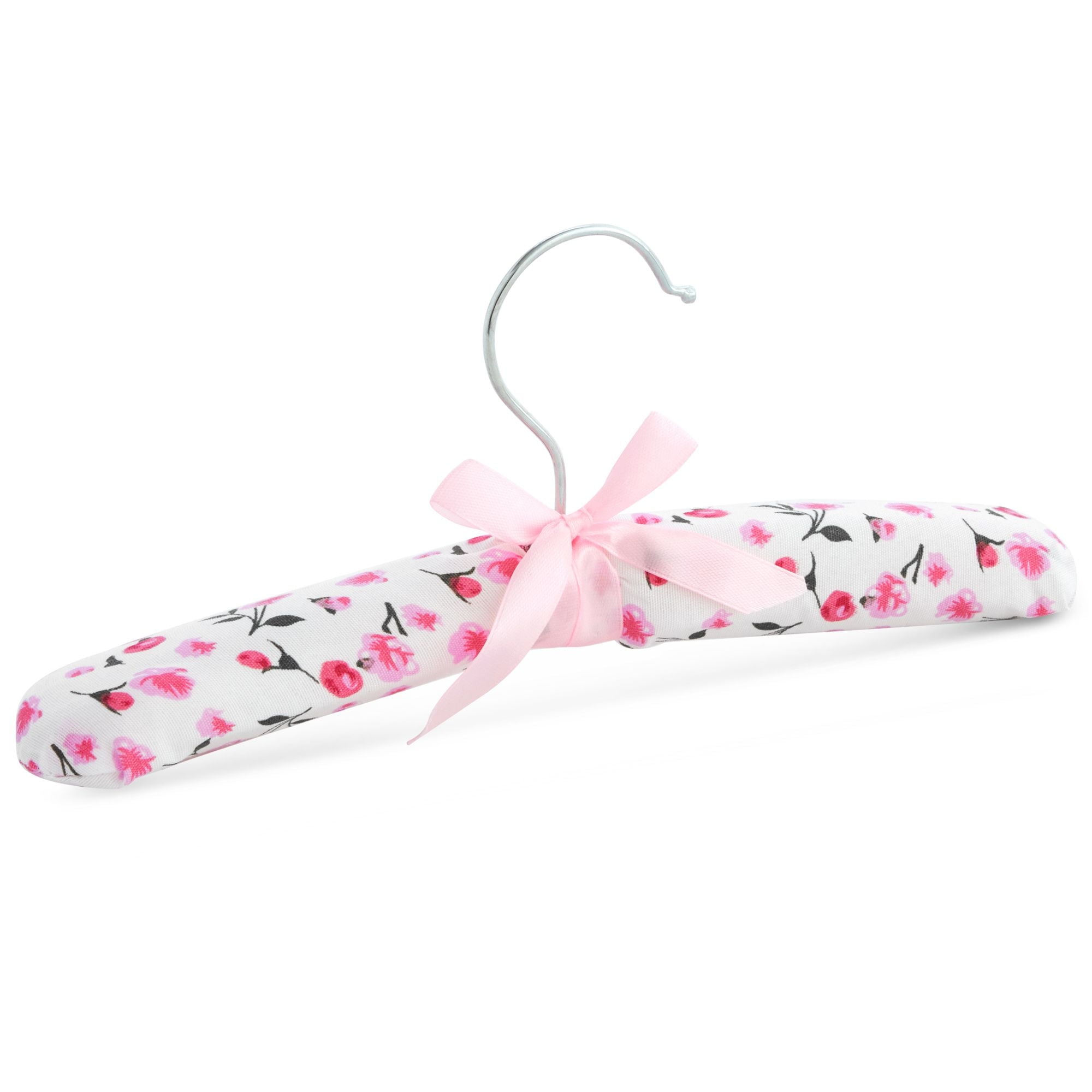 Rose Textiles Hearts Baby Hangers 10 Pack - Pink-ROS14505