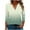 Green A, variant on Ashirexll Womens Casual Tops, Ladies Tops and Blouses, Fashion Printed 3/4 Sleeve V Neck Blouse for Womens Casual and Trendy Tops