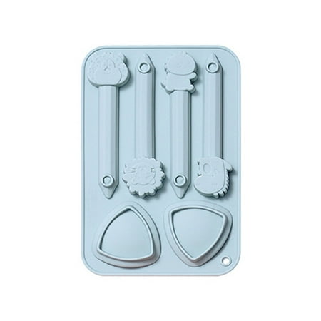 

Painting Crayon Silicone Mold Baby Drawing Pencil Cupcake Chocolate Fondant Mould Cake Decorating Tools Candy Clay Molds