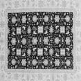 thumbnail image 1 of Ahgly Company Indoor Square Oriental Gray Traditional Area Rugs, 6' Square, 1 of 4